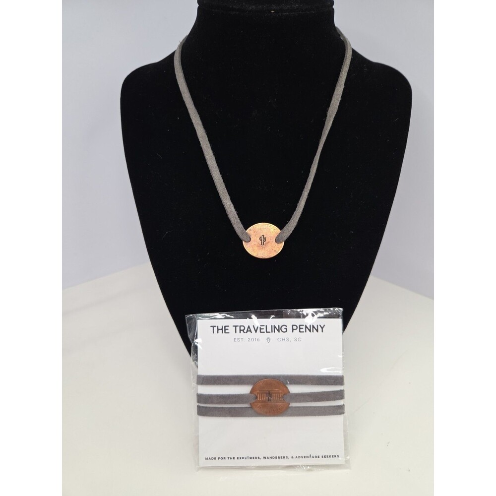 The Traveling Penny Gray Wrap Bracelet Bundle - Set of 2 (1 NIP)